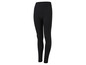 Zwarte leggings voor dames, perfect voor sporten.