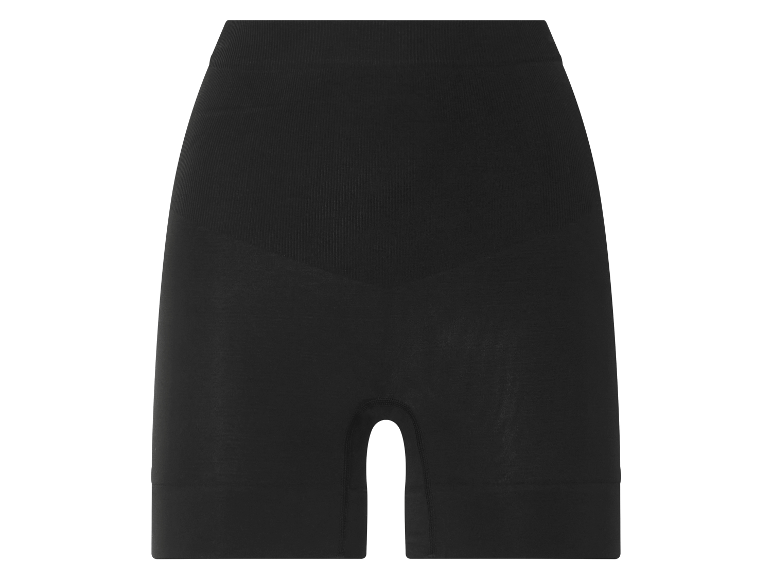 Zwarte high-waist boxershort.
