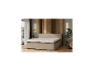 LIVARNO® pocketveringmatras op een modern tweepersoonsbed.