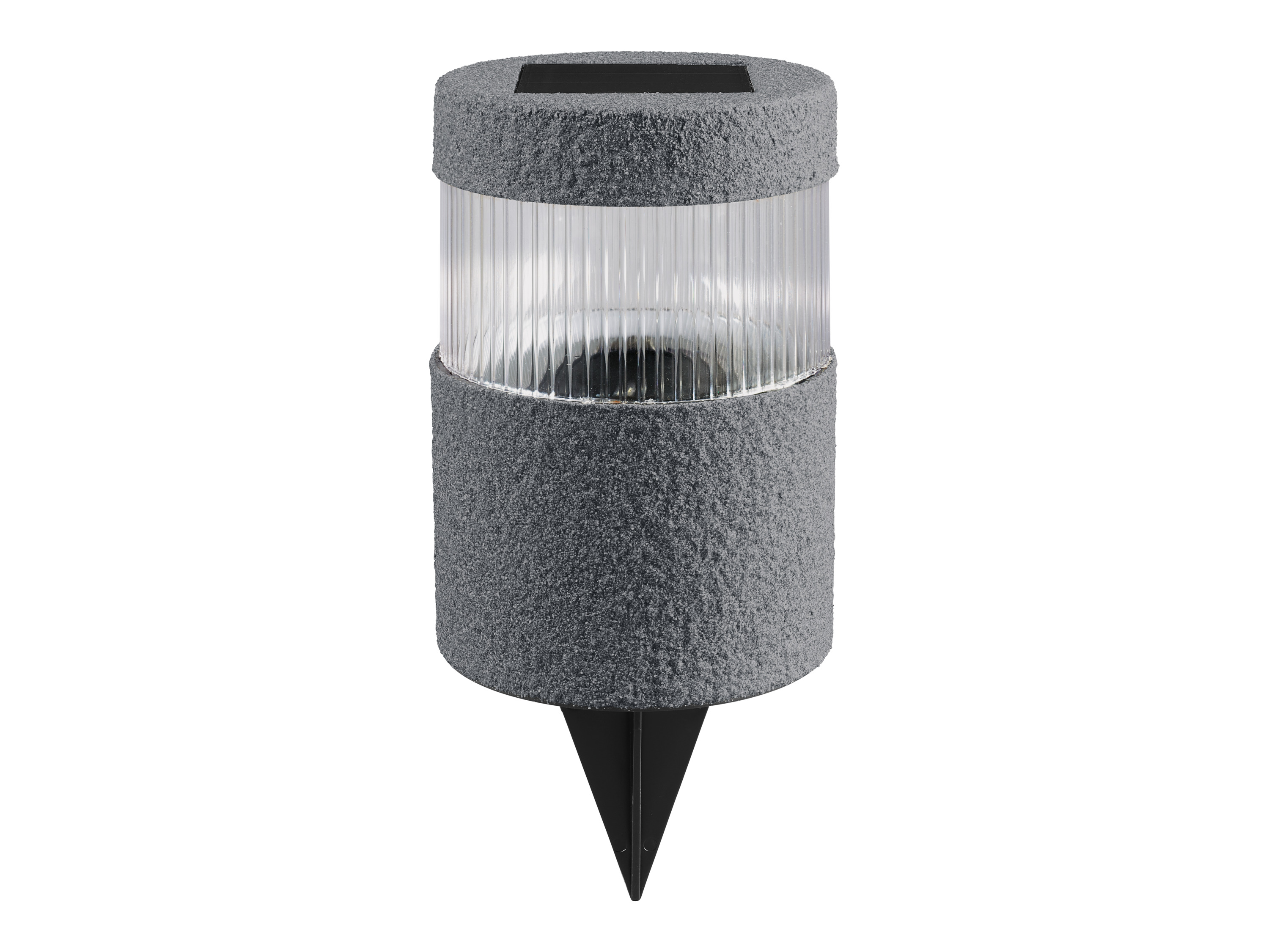 LIVARNO Tuinlamp op zonne-energie, met schemersensor (Rond, antraciet)