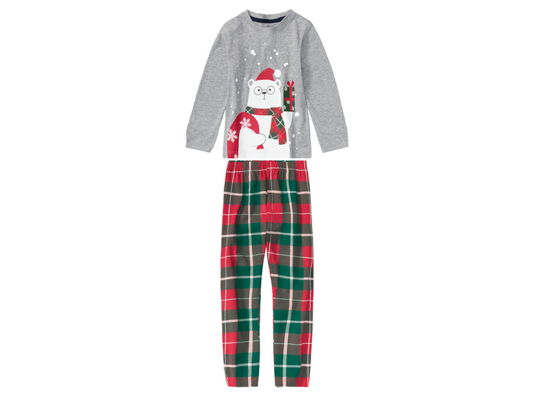 Ga naar volledige schermweergave: lupilu® Peuters jongens pyjama met kerstmotieven - afbeelding 1