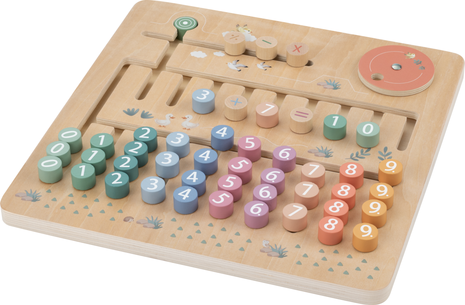 LUPILU Houten Montessori speelgoed (Rekenspeelgoed)