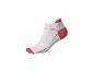 Witte sportsok met rode details