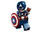 LEGO Captain America minifiguur met zijn iconische schild.