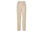 Beige pantalon met plooien.
