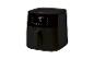 Zwarte SilverCrest airfryer met digitaal display.