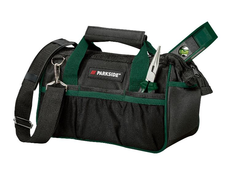 PARKSIDE gereedschapstas met gereedschap, zwart-groen