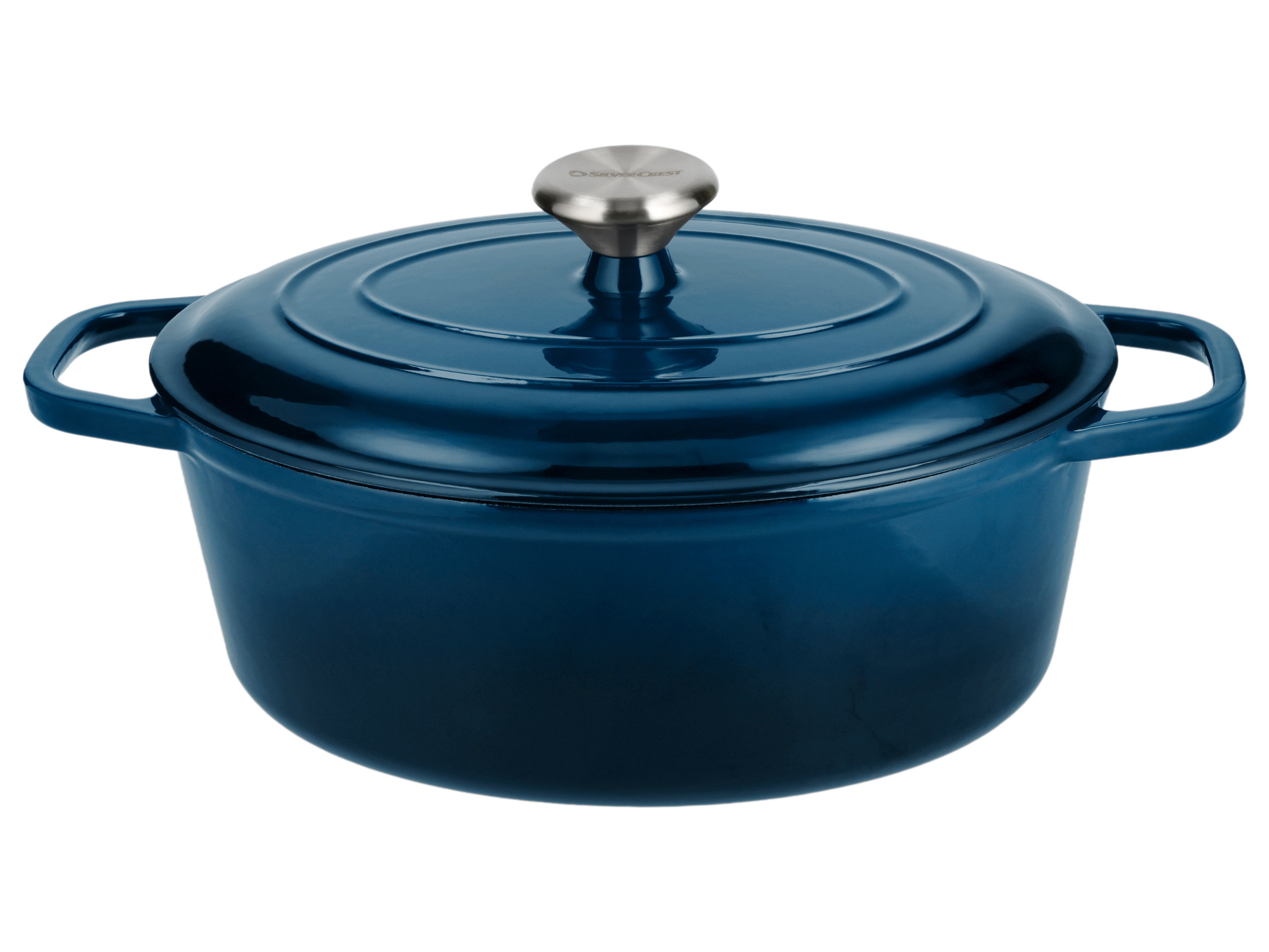 SILVERCREST Gietijzeren braadpan, Ø29 cm (Blauw)