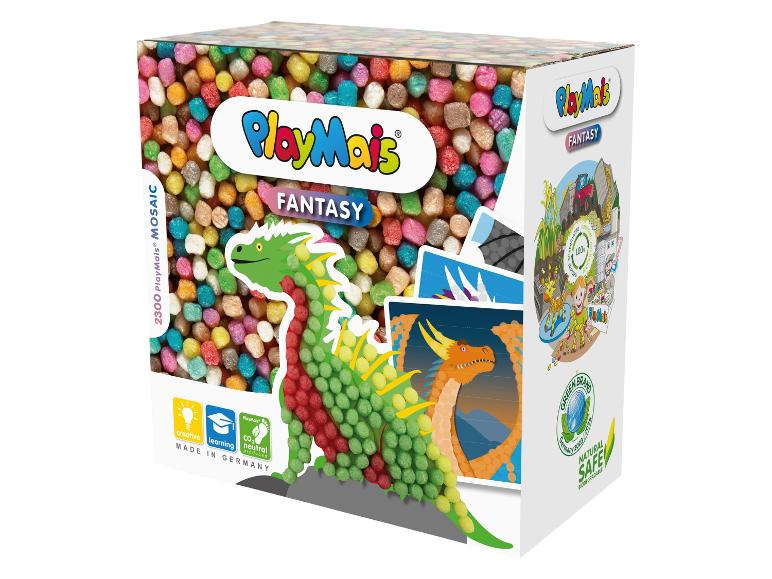 PlayMais Fantasy Mosaïek: Creatieve set met gekleurde maiskorrels.