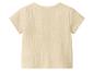 Kinder T-shirt van beige mousseline, achterkant
