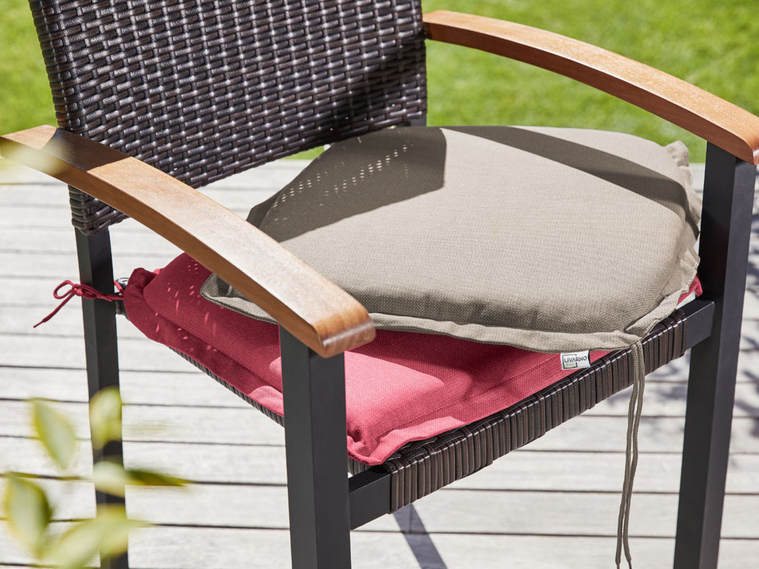 LIVARNO home Tuinstoelkussen 44 x 47 cm LIDL