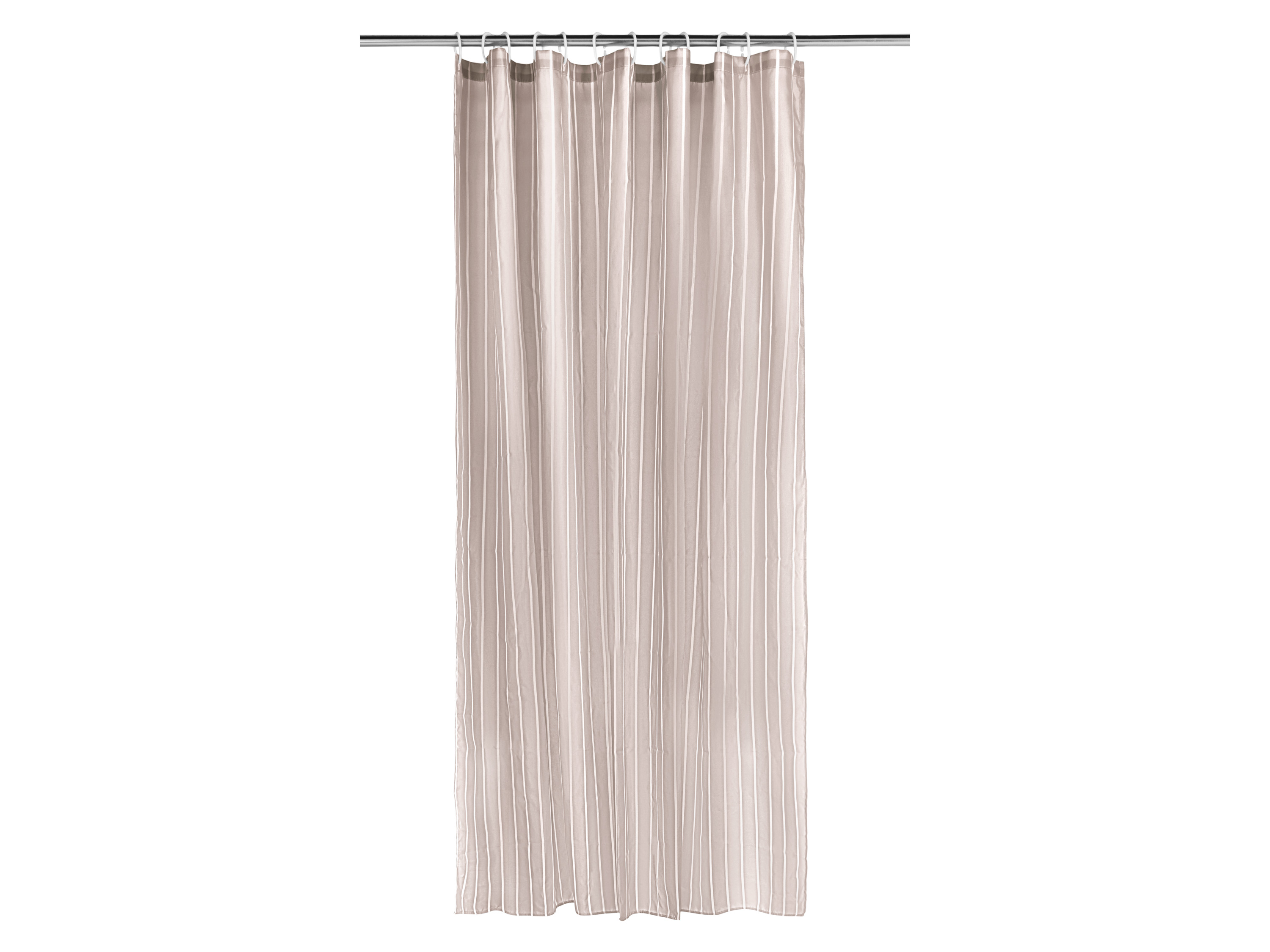 LIVARNO Douchegordijn, 180 x 200 cm (Beige)