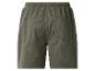 Groene sweatshorts met elastische tailleband en achterzak.