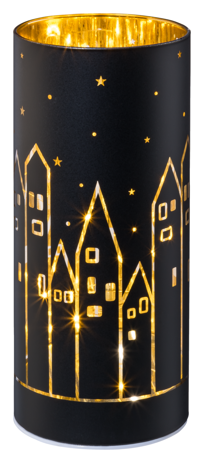 LIVARNO LED-decoratielamp of LED-windlicht (Zwart)