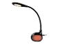 LED bureaulamp met flexibele arm en gekleurde sfeerverlichting.