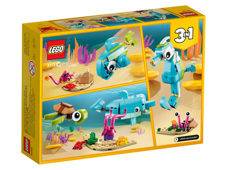 Ga naar volledige schermweergave: LEGO® Creator Dolfijn en schildpad - afbeelding 2