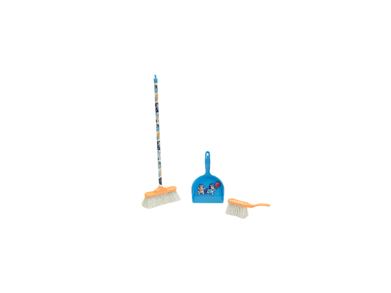 KLEIN Bluey kinderschoonmaakset met bezem, stoffer and blik.