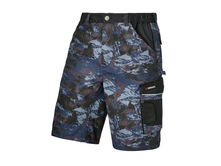 Parkside werkshorts, berg camouflage print.