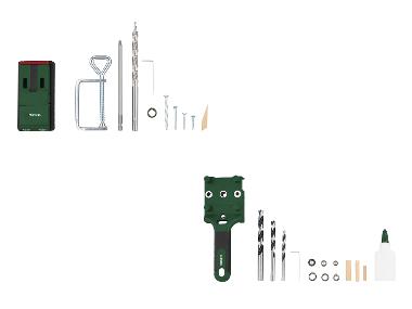 PARKSIDE® Boorsjablonen of boor- en deuvelset