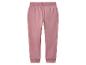 Roze joggingbroek met elastische tailleband en geribde boorden