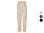 Beige pantalon met plooien.
