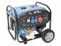 Güde GSE 6701 RS generator met wielen.