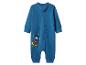 Blauwe baby romper met Mickey Mouse print en sterren.