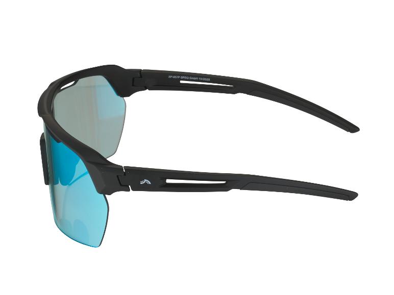 Zwarte sportzonnebril met blauwe glazen, SP-857P SPEQ GmbH 10/2025