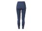 Donkerblauwe high-waist sportlegging met V-vormige naad op de rug.