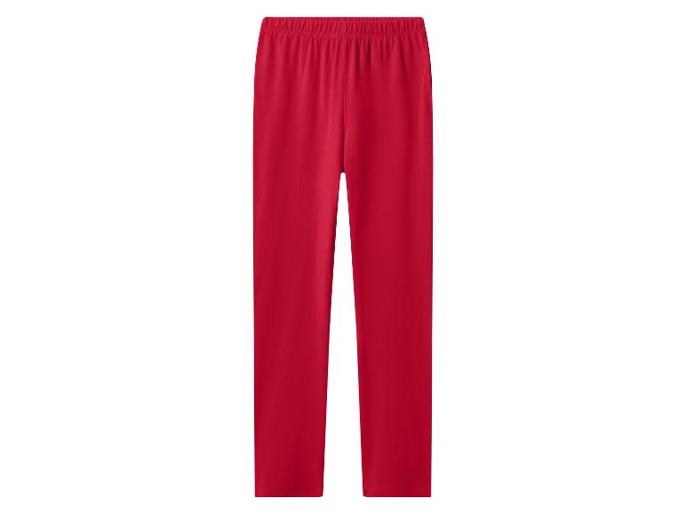 Rode broek met elastische taille