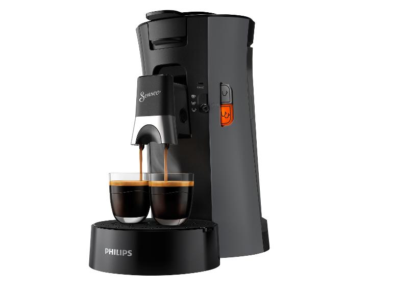 Philips Senseo: koffiezetapparaat maakt twee espresso's.