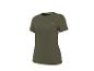 Groen sport-T-shirt met korte mouwen en ronde hals