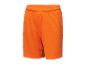 Oranje sport shorts.