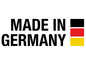 Made in Germany label with the German flag.