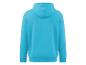 Turquoise hoodie, achterkant.