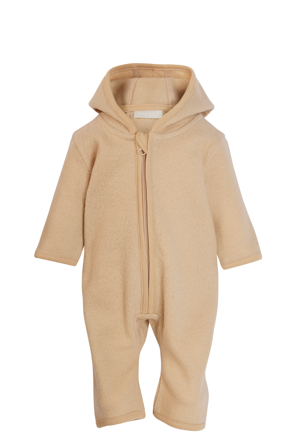 LUPILU Baby outdoor overall van wol (Bruin, 50/56)