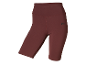 Maroon sport shorts voor dames.