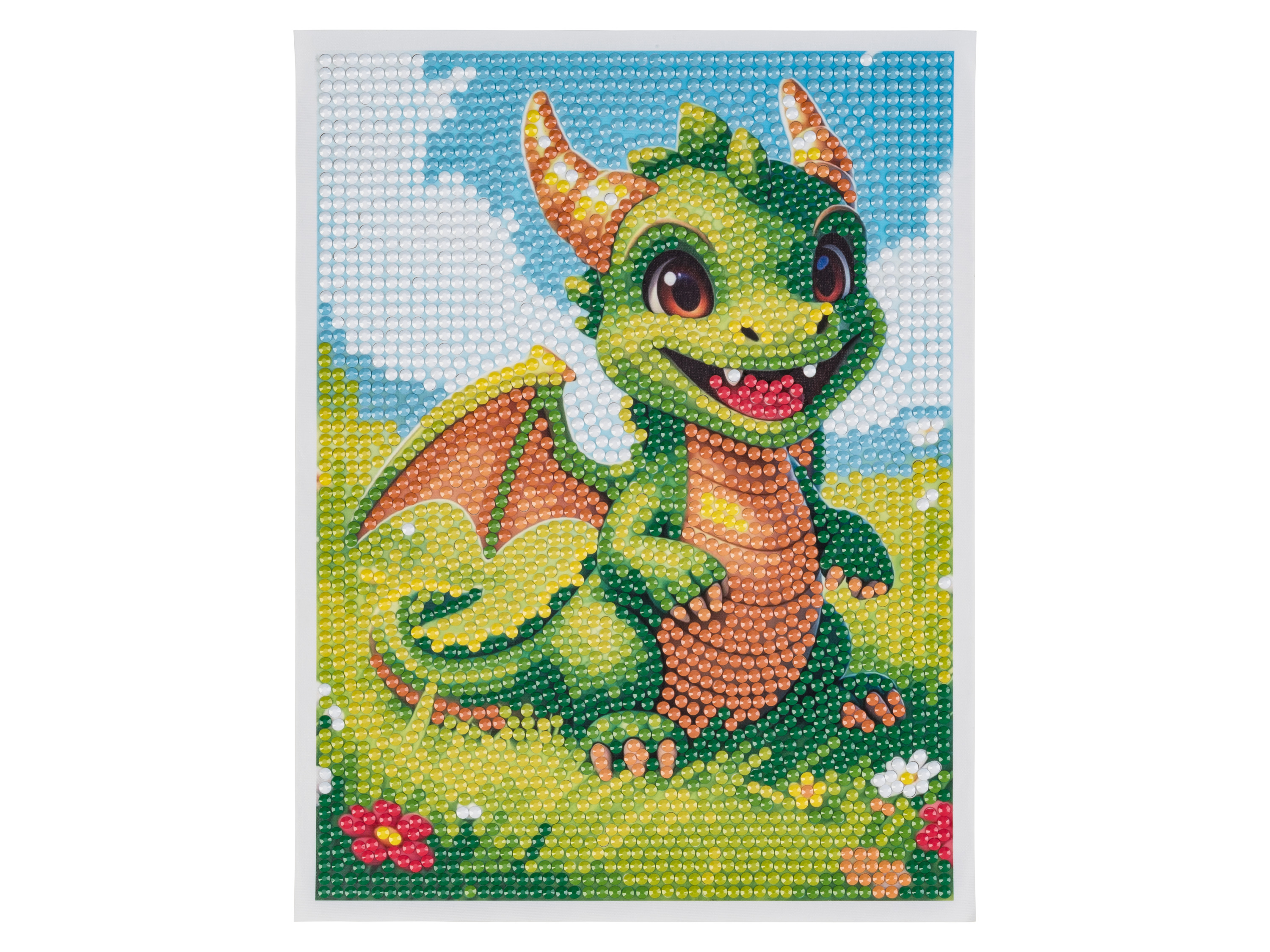 CRELANDO Diamond painting-knutselset (Draak)