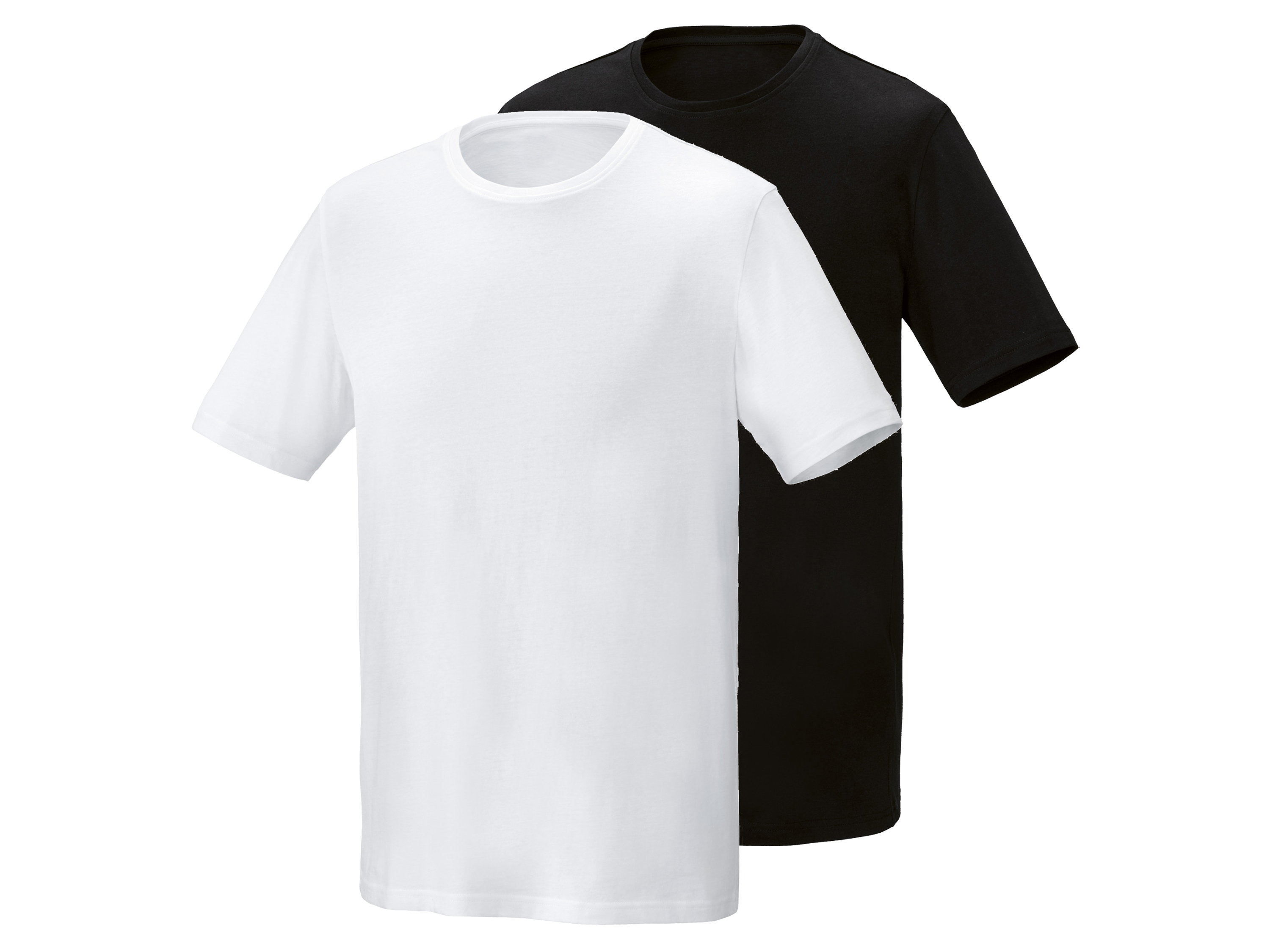 PARKSIDE Set van 2 heren T-shirts (Zwart/wit, M)