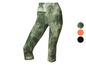 Groene marmerprint leggings met hoge taille.