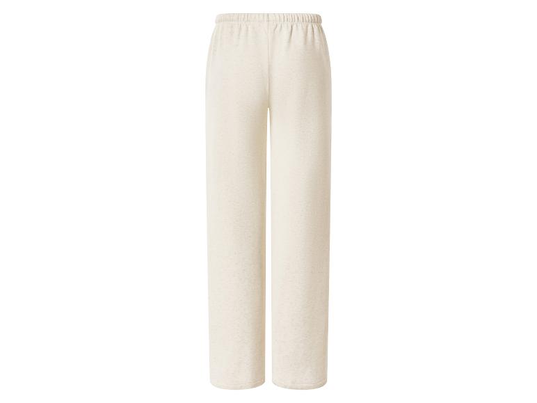 Beige joggingbroek met elastische tailleband.