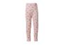 Roze legging met rode hartjes