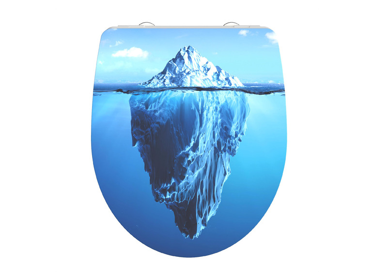 Schütte toiletzitting Iceberg, mit Absenkautomatik
