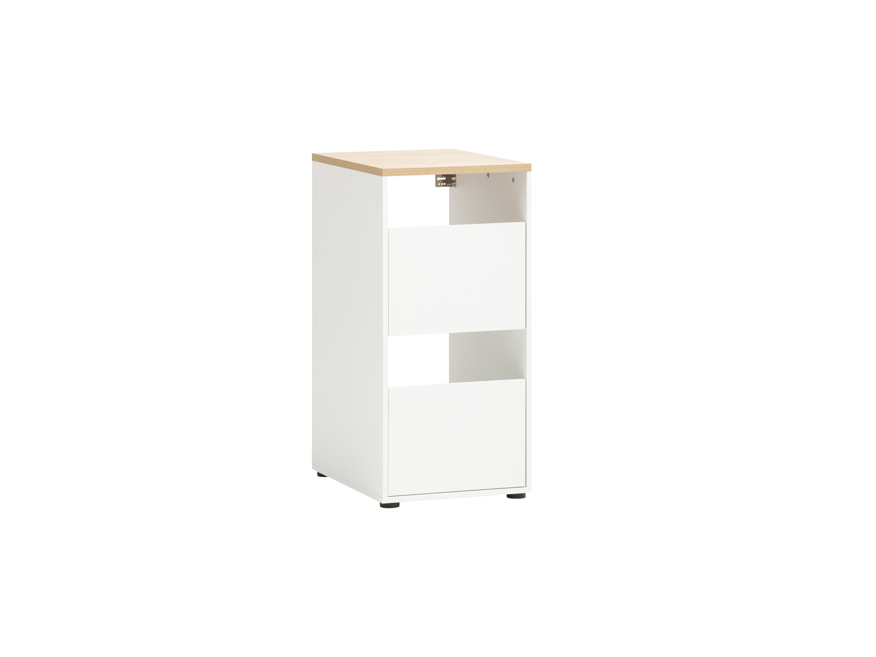 Schildmeyer Kast Solea (2 vakken, hoogte 95,8 cm, mat wit)