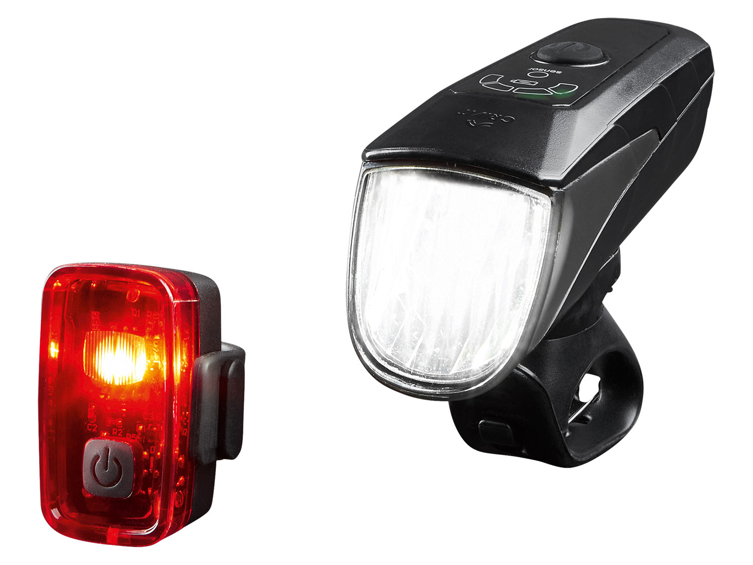 Büchel Ahead Bicycle Light Set I 35/15 Lux Design Exactly in the Middle