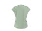 Lichtgroen dames T-shirt met korte mouwen, achterkant