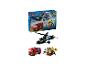 LEGO City Helikopter, Brandweerwagen en Onderzeeër Remix set met doos.