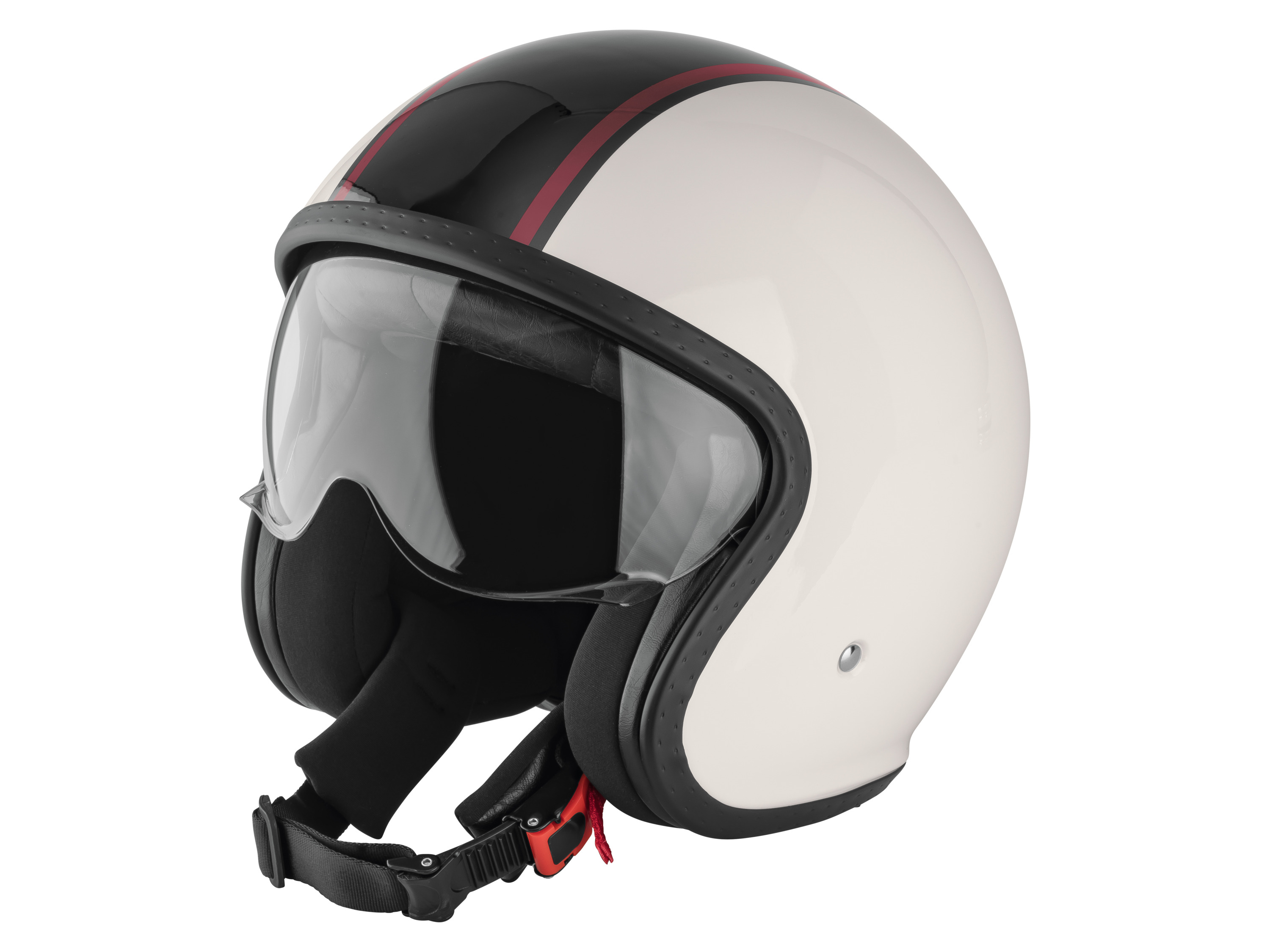 ULTIMATE SPEED Scooter helm maat S (Crème/zwart)
