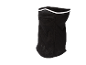 CRIVIT zwarte functionele nekwarmer met witte streep, voor hardlopen.