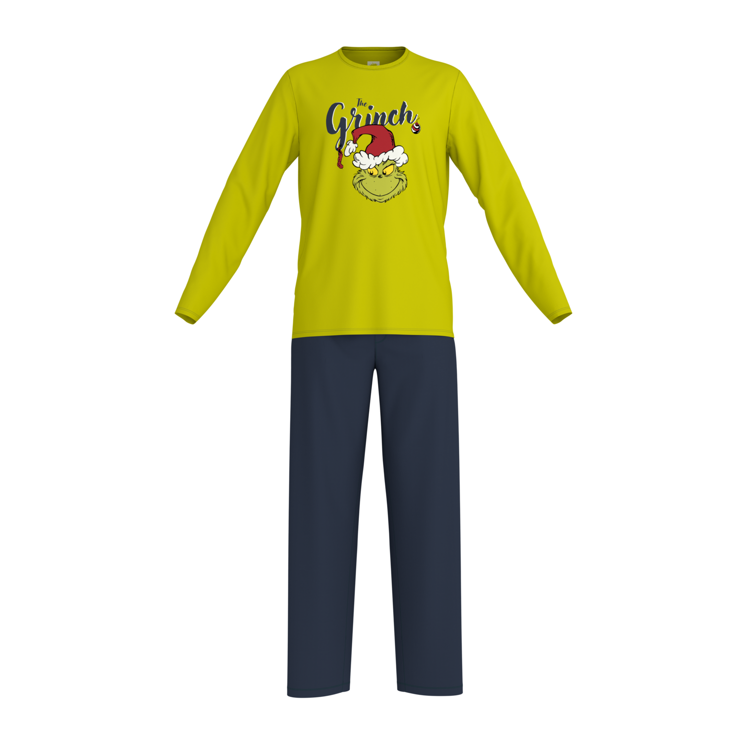 Heren pyjama (Groen, M)
